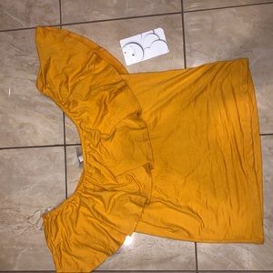 off the shoulder shirt